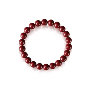 Kim Ka Fook Cinnabar Jade Bracelets Unisex