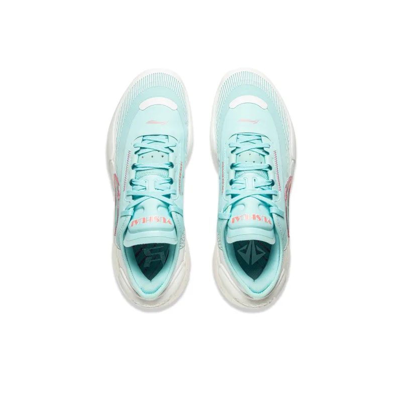 LINING Yushuai 18 V2 Basketball Shoes Men Low Top Blue White-4