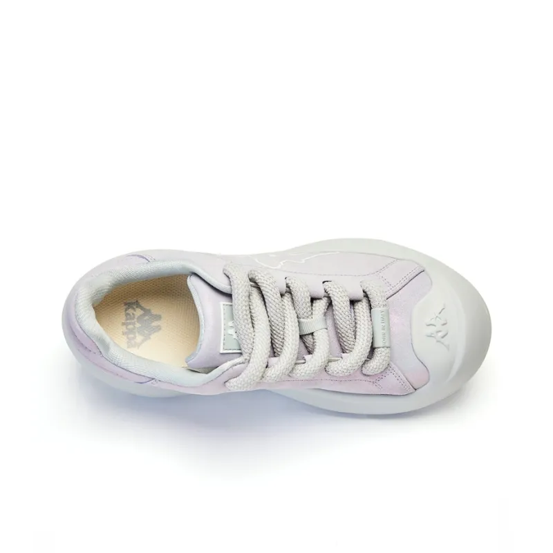 Kappa Wear resistant And Lightweight Low Top Casual Shoes Women's White Purple-3