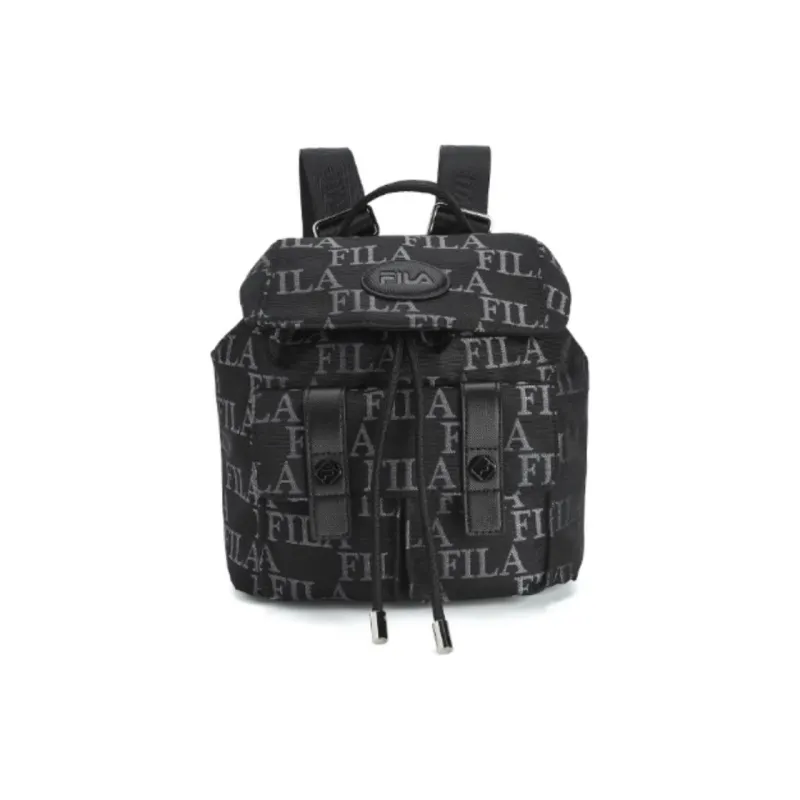 FILA Fabric, Polyurethane, Synthetic Leather Backpack Extra Small Women's Black-0