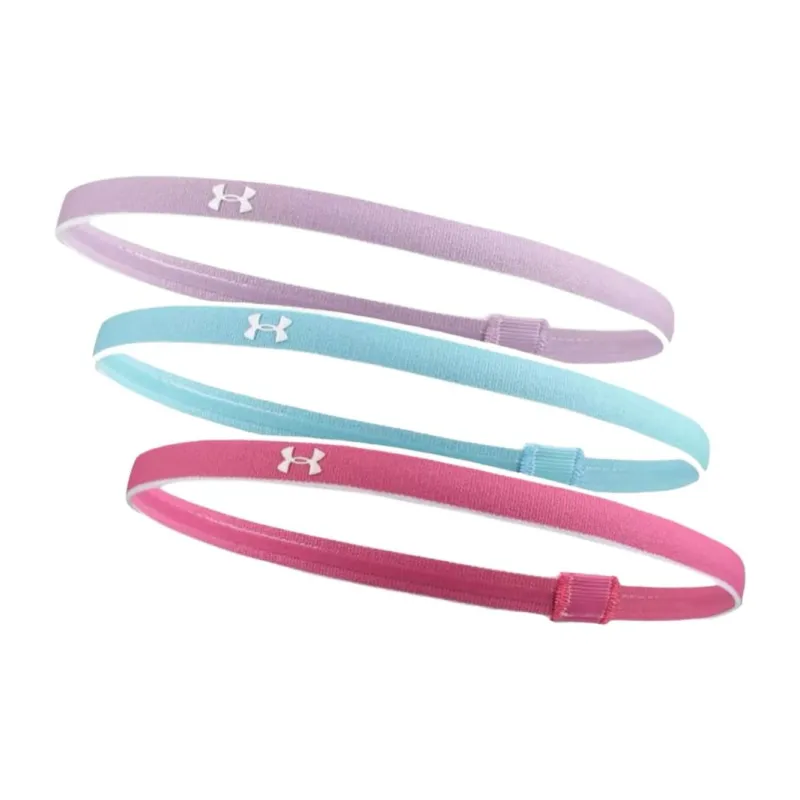 Under Armour Sweatbands Elastic 3 Pack, Multicolor Combination Unisex-2