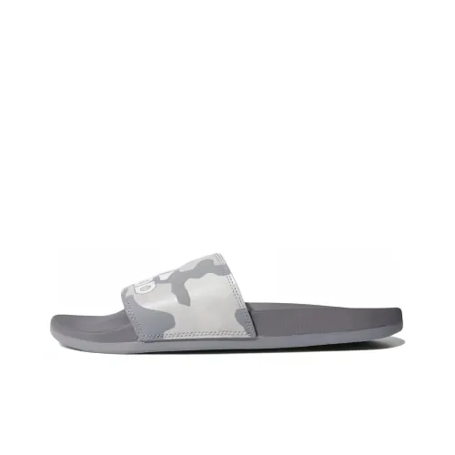 Adidas Rubber Sole Slip-Resistant Slide Slippers Men's Gray