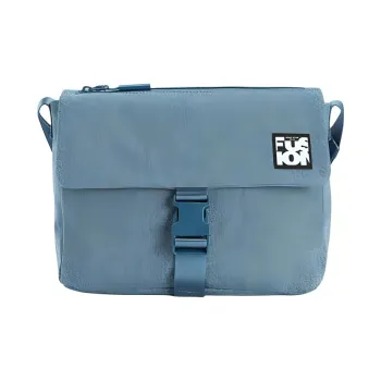 FILA FUSION Fabric Shoulder Bag Crossbody Bag Regular Unisex Denim Blue