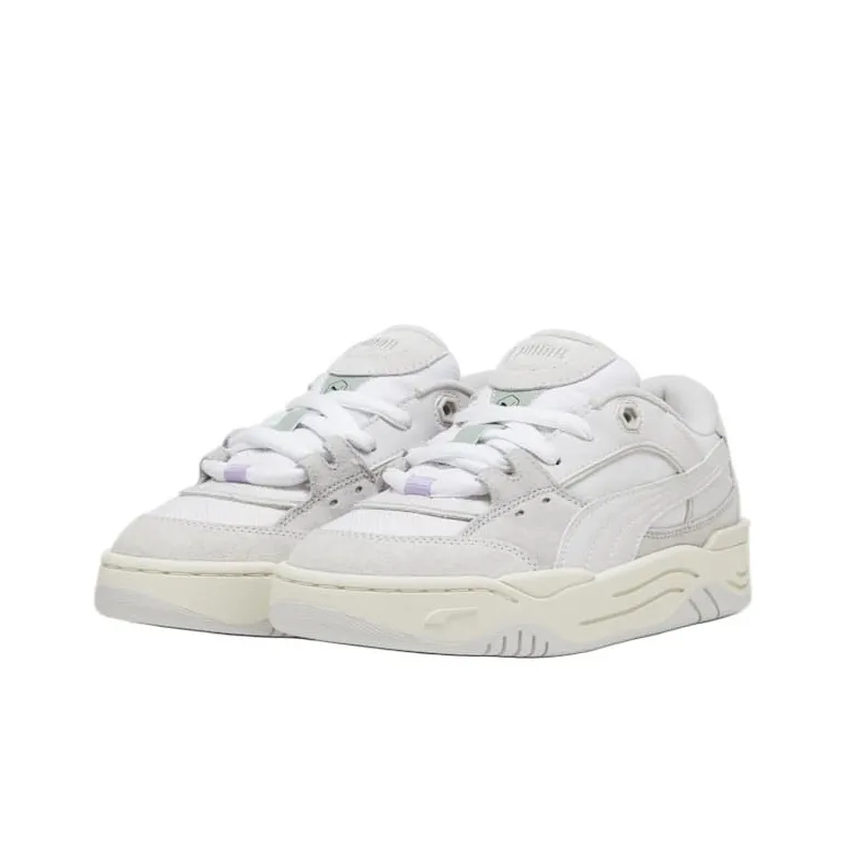 PUMA 180 Slip Resistant And Breathable Low Top Casual Shoes Unisex Gray White-2