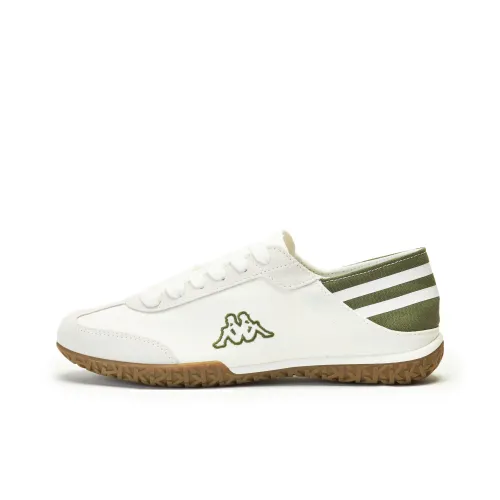 Kappa Casual Shoes Unisex Low-Top Classic White/Bean Green