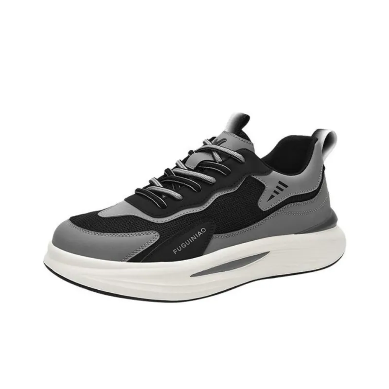 Rich Birds Breathable Height Increasing Slip-Resistant Low-Top Casual Shoes Men's-5