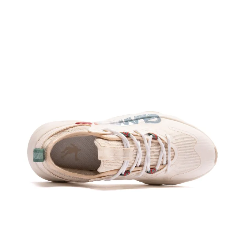 QIAODAN Uh huh Cushioning Breathable Low Top Casual Shoes Women's Yellow-3