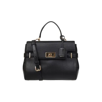 MICHAEL KORS Karson Leather Handbag Shoulder Bag Crossbody Bag Women's Black