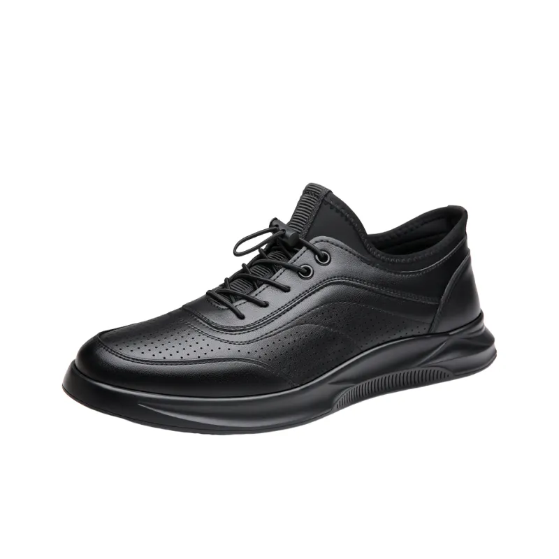 Bull Charm Men's Casual Leather Shoes Men's-0