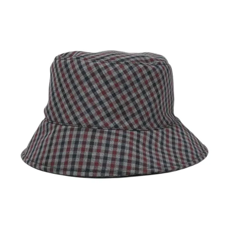 MIU MIU Virgin Wool Bucket Hats Women's Bordeaux-1