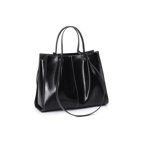TTaG．baG Oil Wax Cow Leather Shoulder Bag, Crossbody Bag, Handbag Women's
