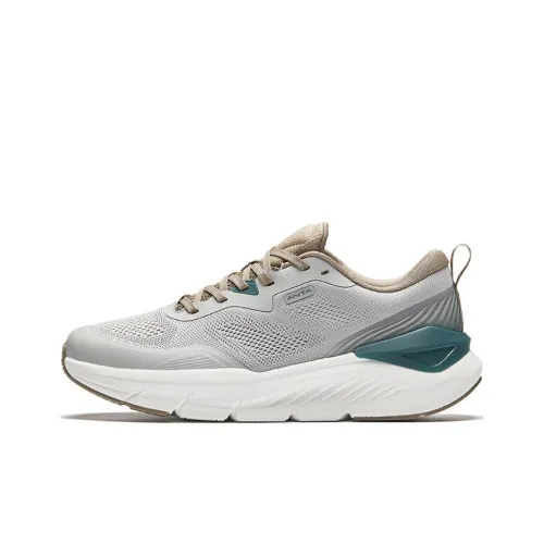Anta Cushioning Low Top Running Shoes Men's Gray