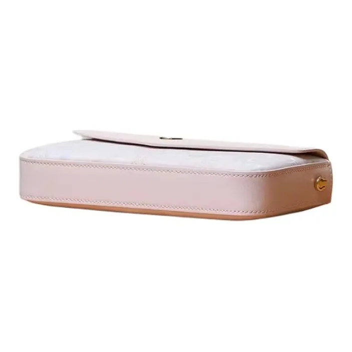 Pmsi Cow Leather Crossbody Bag Trumpets Women's Pink-4