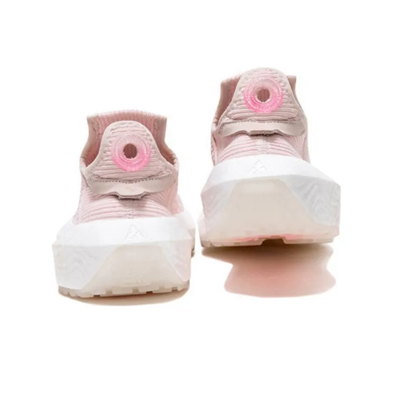 XTEP Abrasion Resistant Breathable Low Top Training Running Shoes Women's Pure Pink-3