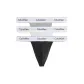 3 Pack (Black+White+Gray)