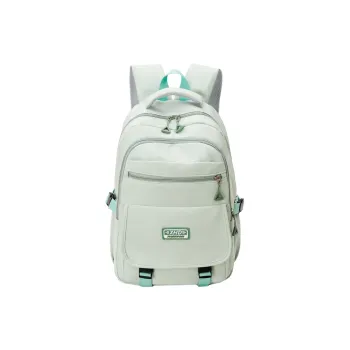 GEERDUN Nylon Backpack Unisex Black/Purple/Green/Blue/Pink