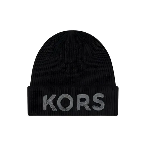 MICHAEL KORS Polyester Beanies Unisex Black/Gray