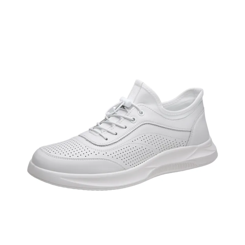 Bull Charm Men's Casual Leather Shoes Men's-5