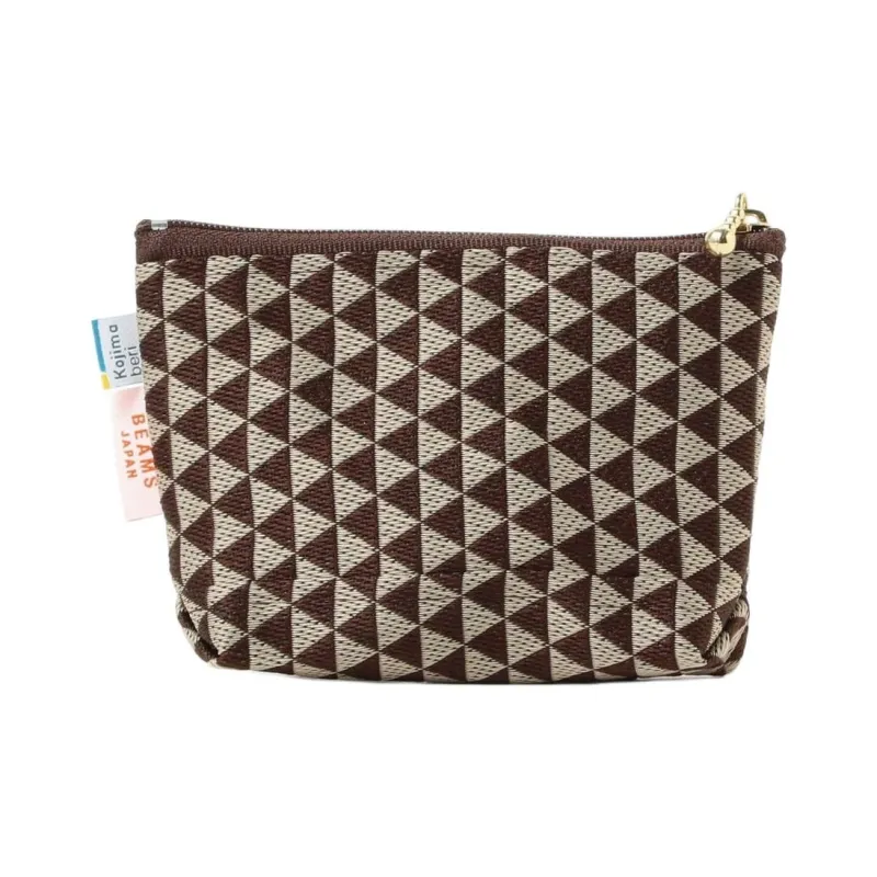 Beams Takada Orimono X Beams Japan Polyethylene Clutch Women's Blue/Pink/Black/Checkered Yellow/Brown-18