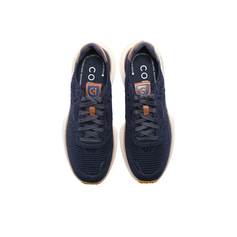 COLE HAAN Cushioned Slip Resistant Abrasion Resistant Breathable Low Top Casual Shoes Men's Navy Blue-3