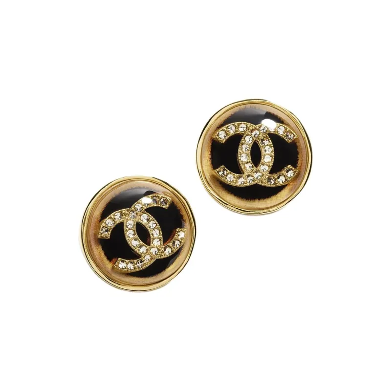 CHANEL   Earrings Women's Black-1