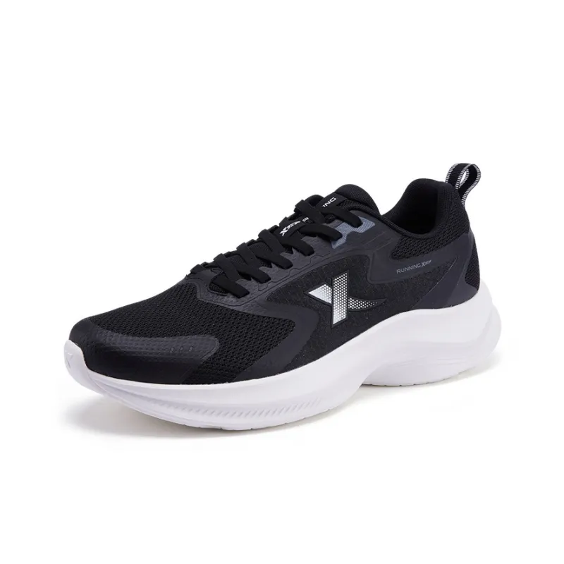 XTEP Hydrogen Wind Technology Running Shoes Men Low Top Black/Sail White-1