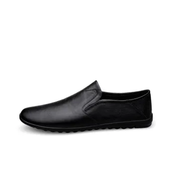 Bull charm Dress Shoes Men Low Top Black/Dark Brown/Red Brown
