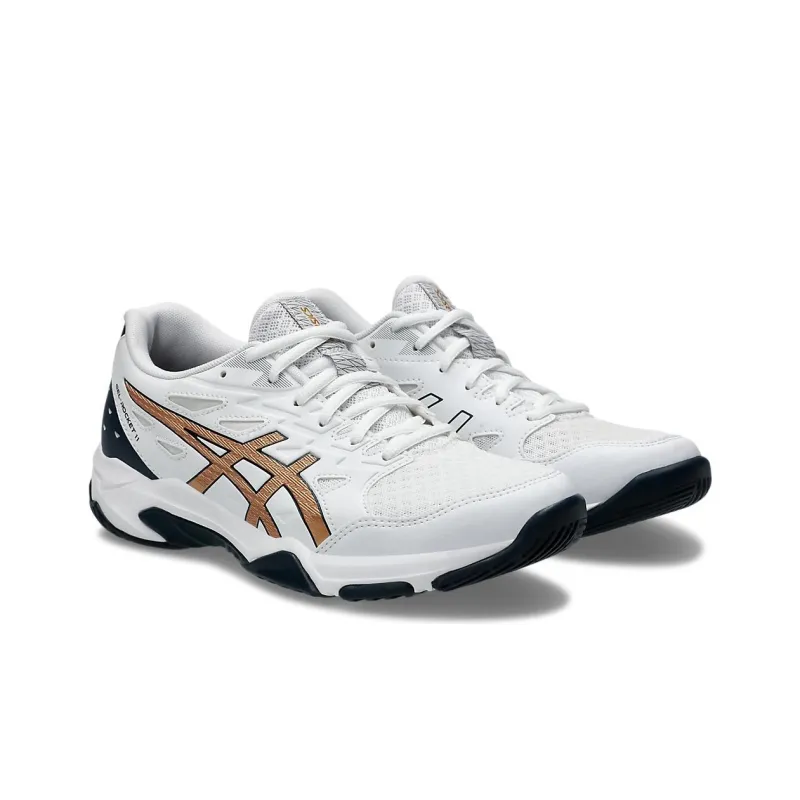 Asics Gel Rocket 11 White Pure Gold Women's-2