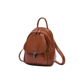 TTaG．baG Waxed Cow Leather Backpack Women's