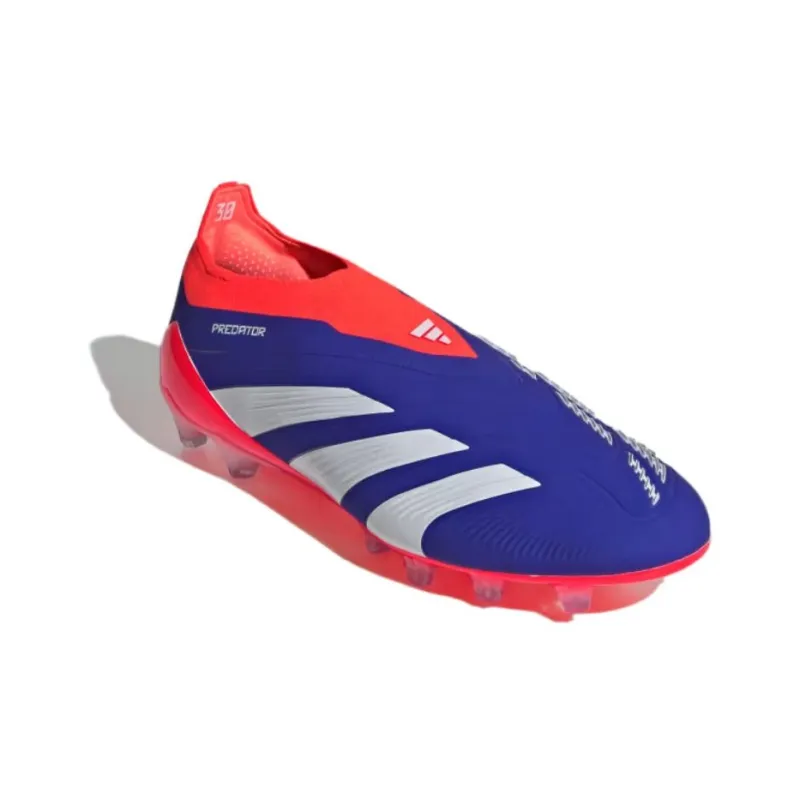 Adidas Predator Elite Laceless Artificial Ground Lucid Blue Cloud White Solar Red-2