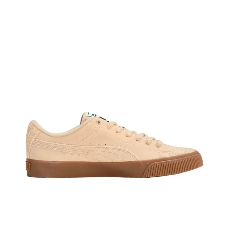 PUMA Suede Anti Slip Wear Resistant Low Top Skateboard Shoes Unisex Brown-1
