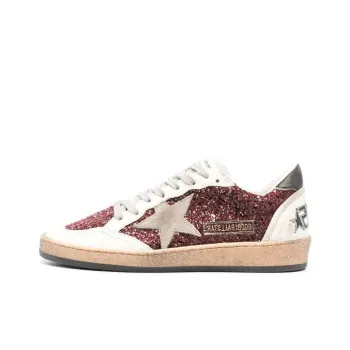 Golden Goose Ball Star Low-Top Skateboard Shoes Women's Red