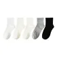5 Pack (Crew White+Mid-Calf White X2+Crew Gray+Crew Black)