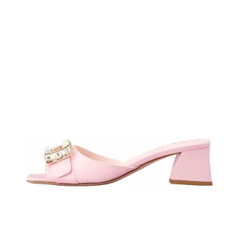 Roger Vivier Slide Slippers 4.5cm Women's Pink
