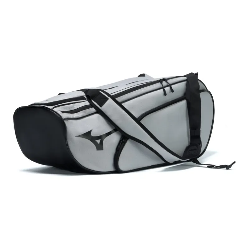 Mizuno Fabric Badminton Bag, Backpack Regular Unisex Medium Gray-1