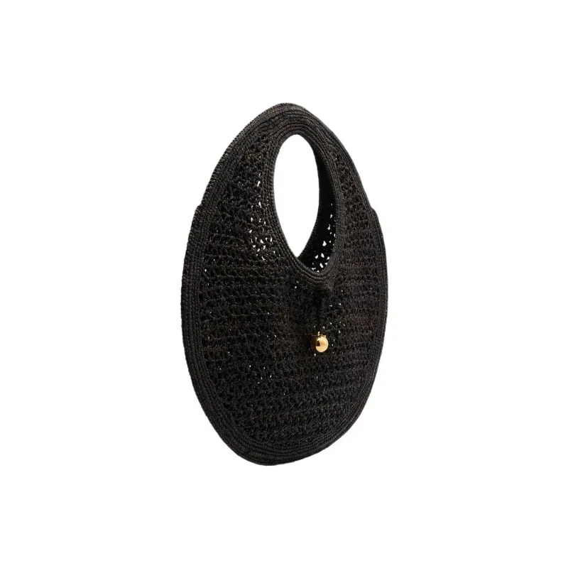 Jacquemus Le Rond Spiaggia Raffia Shoulder Bag-1