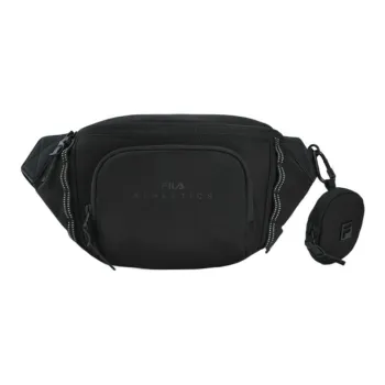 FILA Fabric Crossbody Bags Sling Bags Extra Small Men's Pitch Black