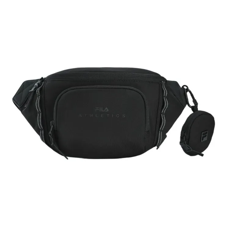 FILA Fabric Crossbody Bags Sling Bags Extra Small Men's Pitch Black-0