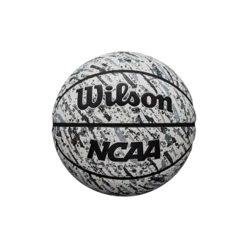 Wilson NCAA Synthetic Leather Basketball Black White Size 7 Training Unisex