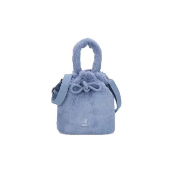 KANGOL Polyester Bucket Bags Handbags Regular Women's Blue