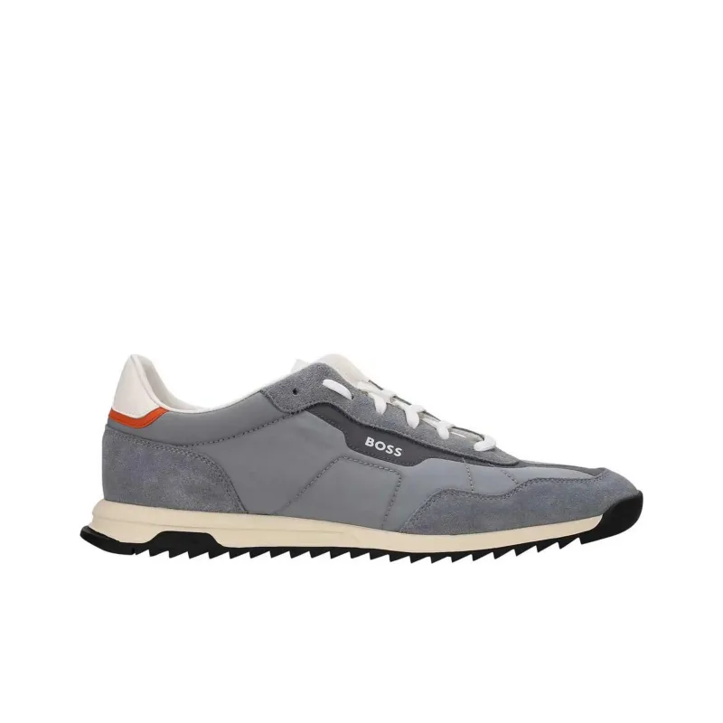 HUGO BOSS Low Top Casual Shoes Men's Blue Gray-1