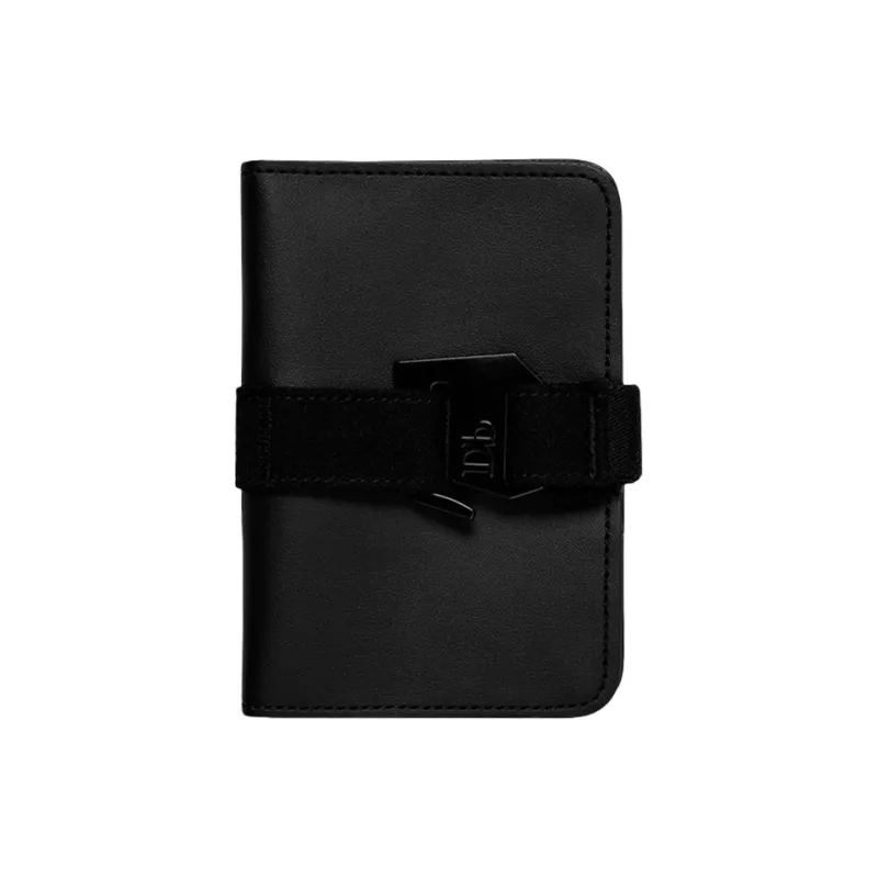 DB Polyester Passport Holder Regular Unisex Black-0