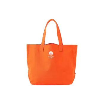 Beams Kurashiki Hump Collaboration 100% Cotton With Canvas Canvas Bag Tote Bag Shopping Bag Handbag Men's Orange/Navy