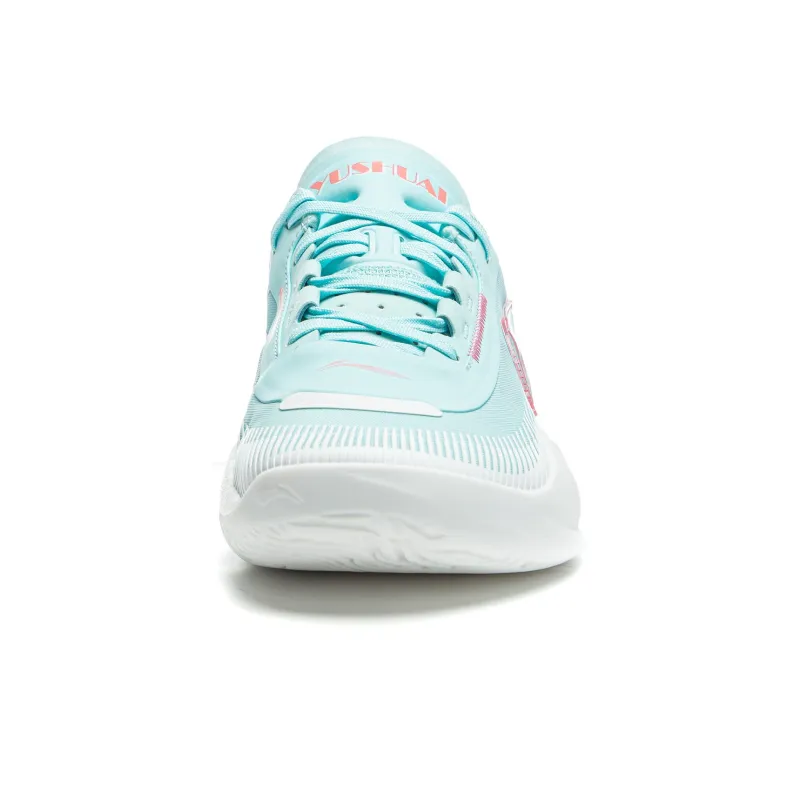 LINING Yushuai 18 V2 Basketball Shoes Men Low Top Blue White-3