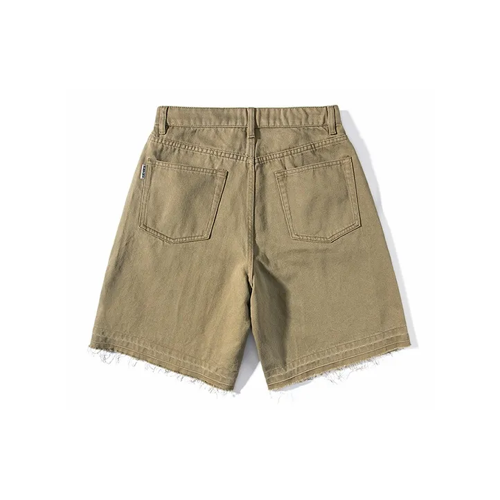 Prth Promethean Denim Shorts Women's Khaki-1