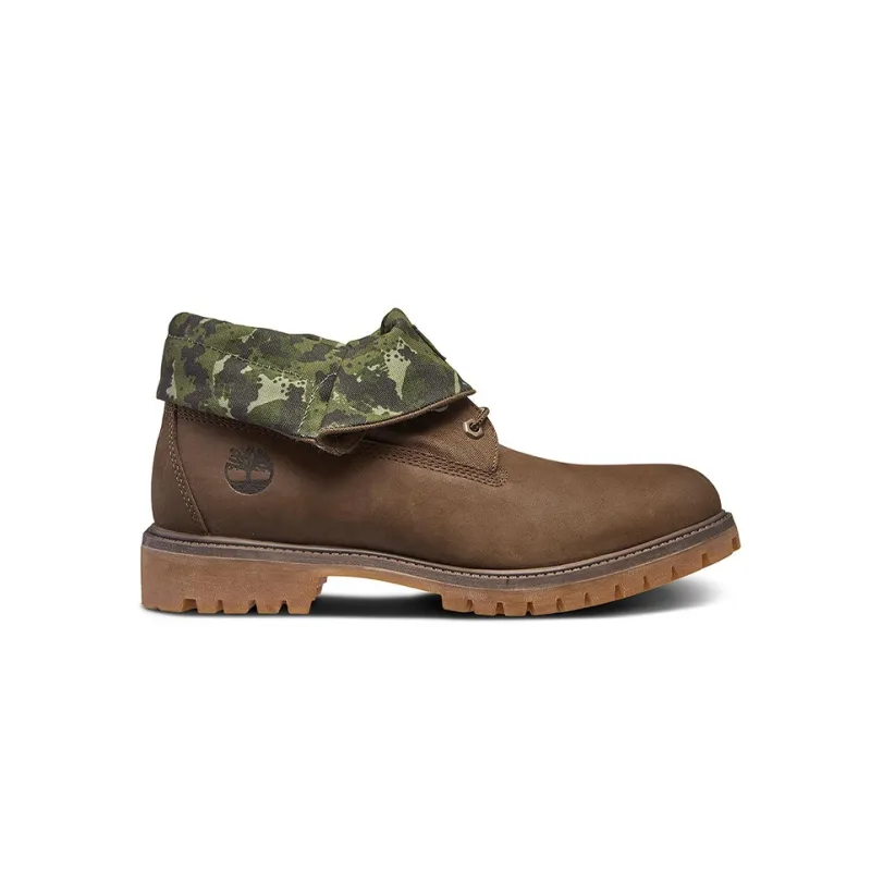 Timberland Roll Top Boots Basic 'Brown Green Camouflage'-1