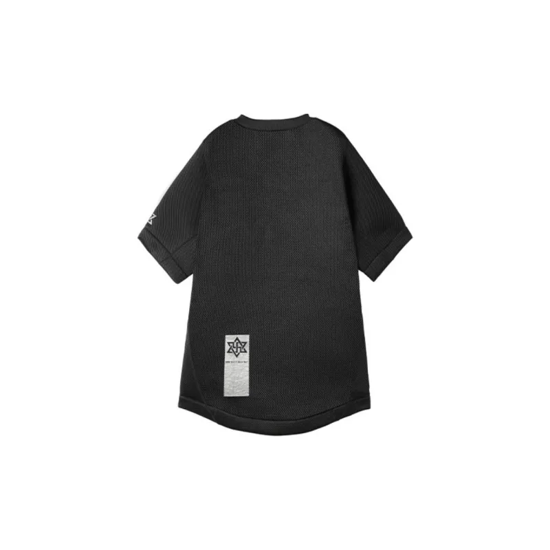NORVINCY Comfortable And Breathable Air Permeable T Shirt Unisex Black-1