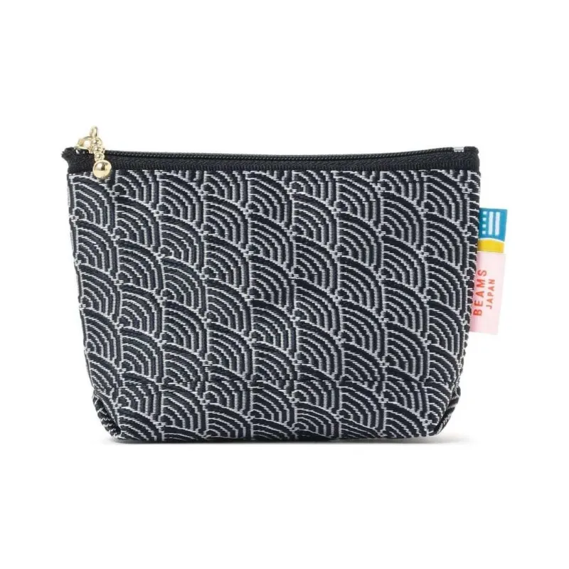 Beams Takada Orimono X Beams Japan Polyethylene Clutch Women's Blue/Pink/Black/Checkered Yellow/Brown-0
