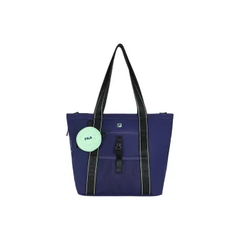 FILA Fabric Tote Bag Shopping Bag Handbag Shoulder Bag Unisex Dark Purple