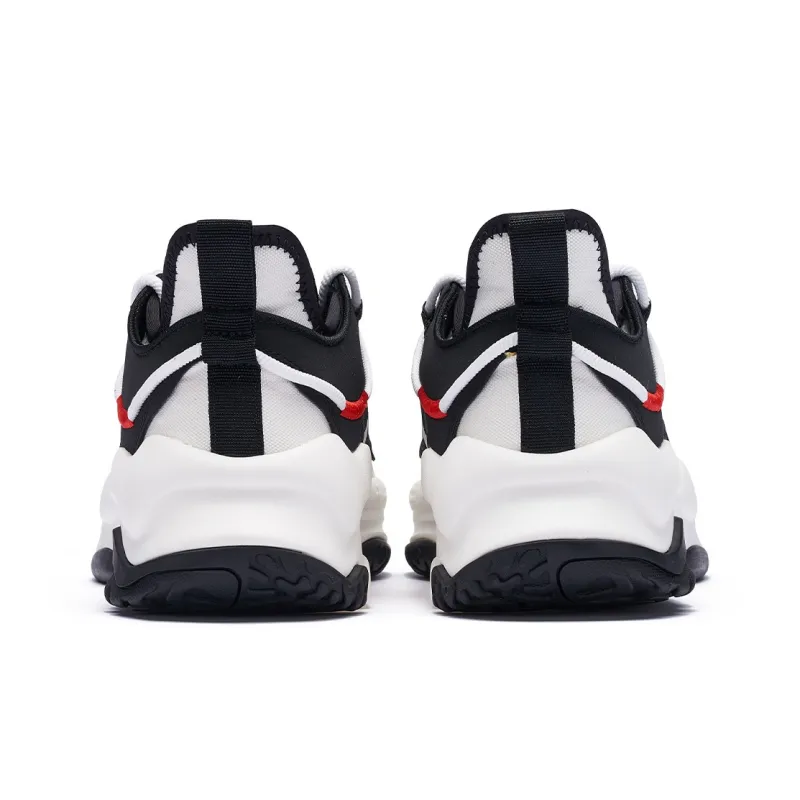361° Cushioning Lightweight Low-Top Basketball Shoes Men's Black White-5